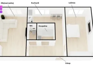 Prodej bytu 2+1, Karviná, Březová, 55 m2