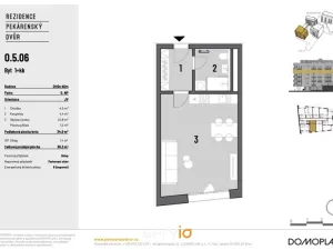Pronájem bytu 1+kk, Brno, Bratislavská, 36 m2