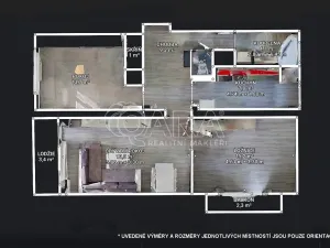 Pronájem bytu 3+1, Slaný, O. Scheinpflugové, 71 m2