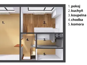 Prodej bytu 1+1, Hradec Králové, Selicharova, 34 m2