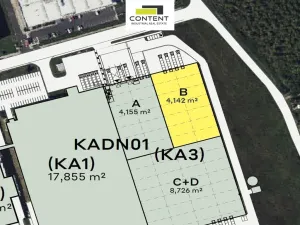 Pronájem skladu, Kadaň, Královský Vrch, 4142 m2