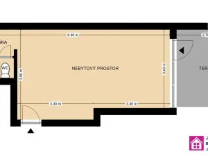 Pronájem kanceláře, Praha - Horní Měcholupy, Milánská, 27 m2