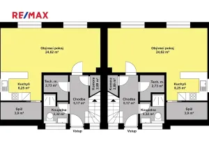 Pronájem rodinného domu, Veltruby, 97 m2