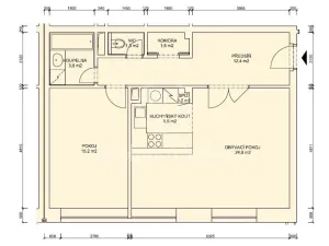 Pronájem bytu 2+kk, Brno, Leitnerova, 65 m2
