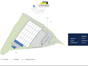 Pronájem skladu, Most - Čepirohy, Žatecká, 4500 m2