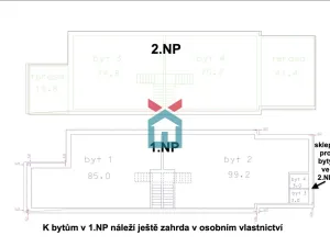 Prodej bytu 3+kk, Praha - Lochkov, K Lahovské, 99 m2
