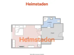 Pronájem bytu 1+kk, Havířov - Město, Mánesova, 20 m2