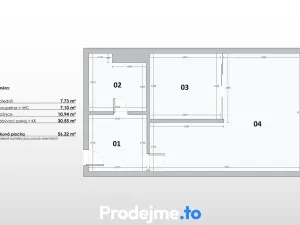 Prodej bytu 2+kk, Znojmo, Kosmákova, 60 m2