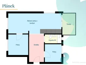 Pronájem bytu 3+kk, České Budějovice, Slunečná, 65 m2