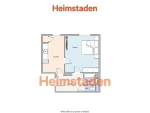 Pronájem bytu 1+1, Ostrava - Poruba, Čs. exilu, 40 m2