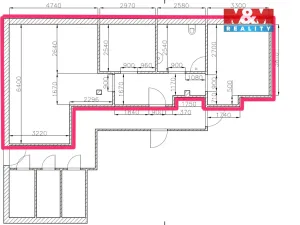 Pronájem bytu 3+kk, Králova Lhota, 63 m2
