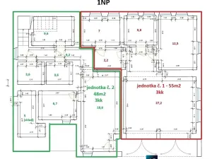 Prodej bytu 3+kk, Jílové u Prahy, 48 m2