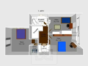 Pronájem rodinného domu, Uhřice, 123 m2