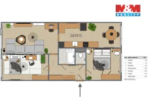 Prodej bytu 3+1, Příbram - Příbram III, Dlouhá, 69 m2