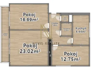 Pronájem bytu 3+1, Klatovy - Točník, 78 m2