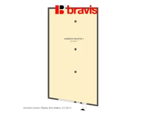 Pronájem obchodního prostoru, Brno, Řípská, 217 m2