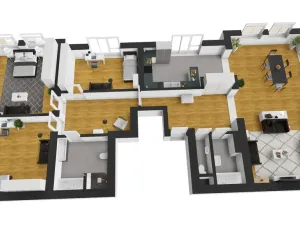 Pronájem bytu 4+kk, Praha - Vinohrady, Perucká, 180 m2