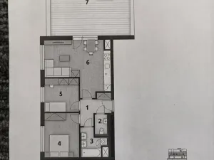 Pronájem bytu 3+kk, Praha - Hlubočepy, Fabiánové, 63 m2