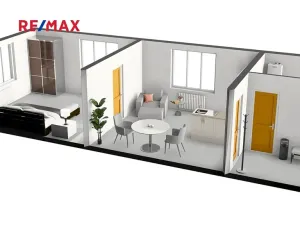 Prodej bytu 2+kk, Žandov, Pod Dubovkou, 54 m2