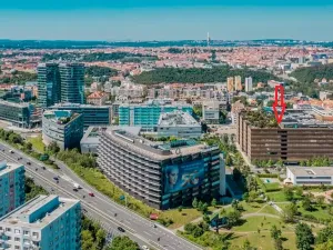Pronájem kanceláře, Praha - Michle, Za Brumlovkou, 1320 m2