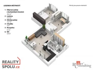 Prodej bytu 3+1, Chrudim - Chrudim IV, Čs. armády, 70 m2