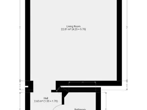 Pronájem bytu 1+kk, Praha - Nusle, U křížku, 28 m2