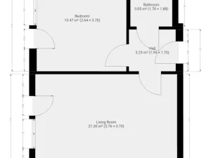 Pronájem bytu 2+kk, Únětice, Rýznerova, 44 m2