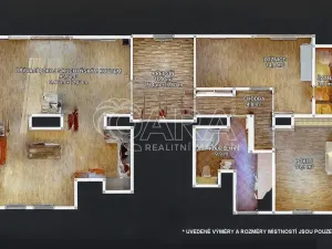 Pronájem bytu 3+kk, Kralupy nad Vltavou, Přemyslova, 97 m2