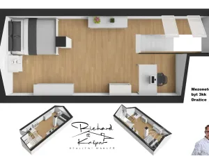 Prodej bytu 3+kk, Dražice, 89 m2