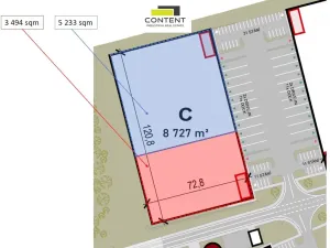 Pronájem výrobních prostor, Myslinka, 3500 m2