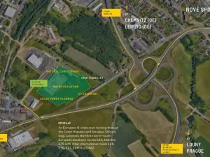 Pronájem skladu, Chomutov, Karlovarská, 11500 m2