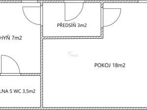Pronájem bytu 1+1, Praha - Strašnice, Na Třebešíně, 30 m2