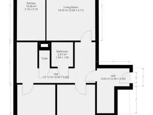 Pronájem bytu 3+1, Praha - Černý Most, Generála Janouška, 77 m2