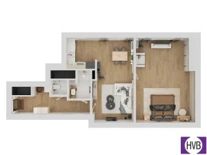 Prodej bytu 2+kk, Praha, Dělnická, 56 m2