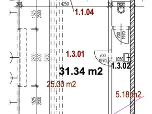 Pronájem obchodního prostoru, Slavkov u Brna, Křenovická, 32 m2