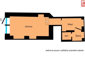 Pronájem obchodního prostoru, Olomouc, 1. máje, 43 m2