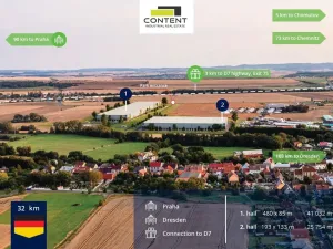 Pronájem skladu, Údlice, Droužkovická, 2500 m2