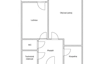 Prodej bytu 2+kk, Brno, U Červeného mlýna, 57 m2