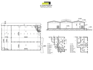 Pronájem výrobních prostor, Břeclav, Mládežnická, 3164 m2