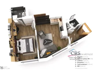 Prodej bytu 2+kk, Praha - Nusle, U křížku, 37 m2