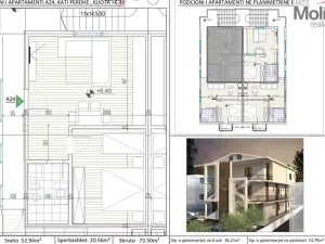 Prodej bytu 2+kk, Spille, 52 m2