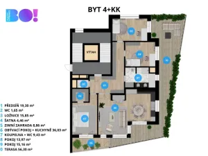 Pronájem bytu 4+kk, Ostrava, F. X. Riepla, 116 m2