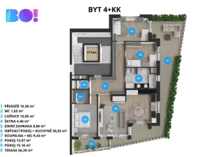 Pronájem bytu 4+kk, Ostrava, F. X. Riepla, 116 m2