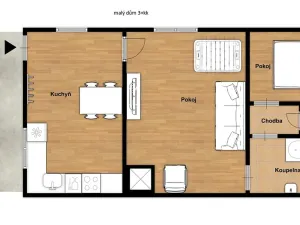 Prodej rodinného domu, Nepomuk, U Rybníka, 55 m2