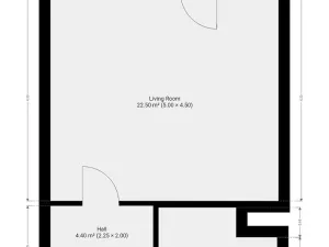 Pronájem bytu 1+kk, Přezletice, Pod Zahrady, 36 m2