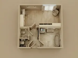 Pronájem bytu 1+kk, Vacenovice, Na Dědině, 31 m2