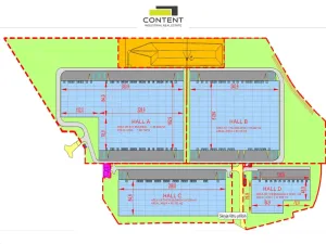 Pronájem výrobních prostor, Mošnov, 3500 m2