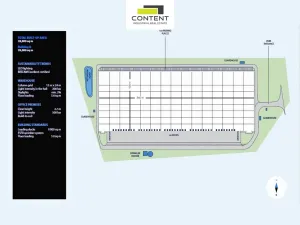 Pronájem skladu, Úherce, Luční, 39500 m2