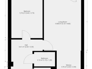 Pronájem bytu 2+kk, Praha - Střížkov, Jablonecká, 41 m2