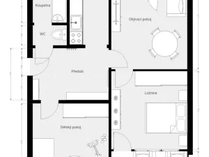 Prodej bytu 3+1, Plzeň - Lobzy, Pod Vrchem, 62 m2
